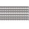 Black and White Gingham Scalloped Border Trim, 35 Feet Per Pack, 6 Packs